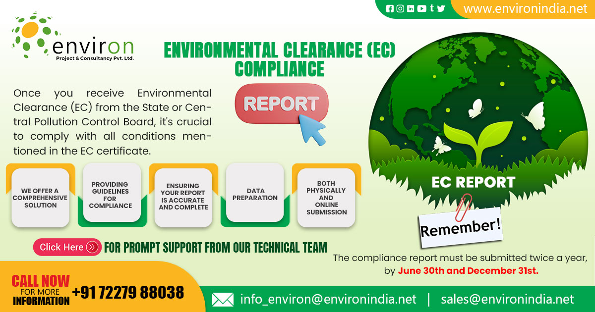 Environmental Clearance Compliance Report from Environ Project and Consultancy Pvt. Ltd.