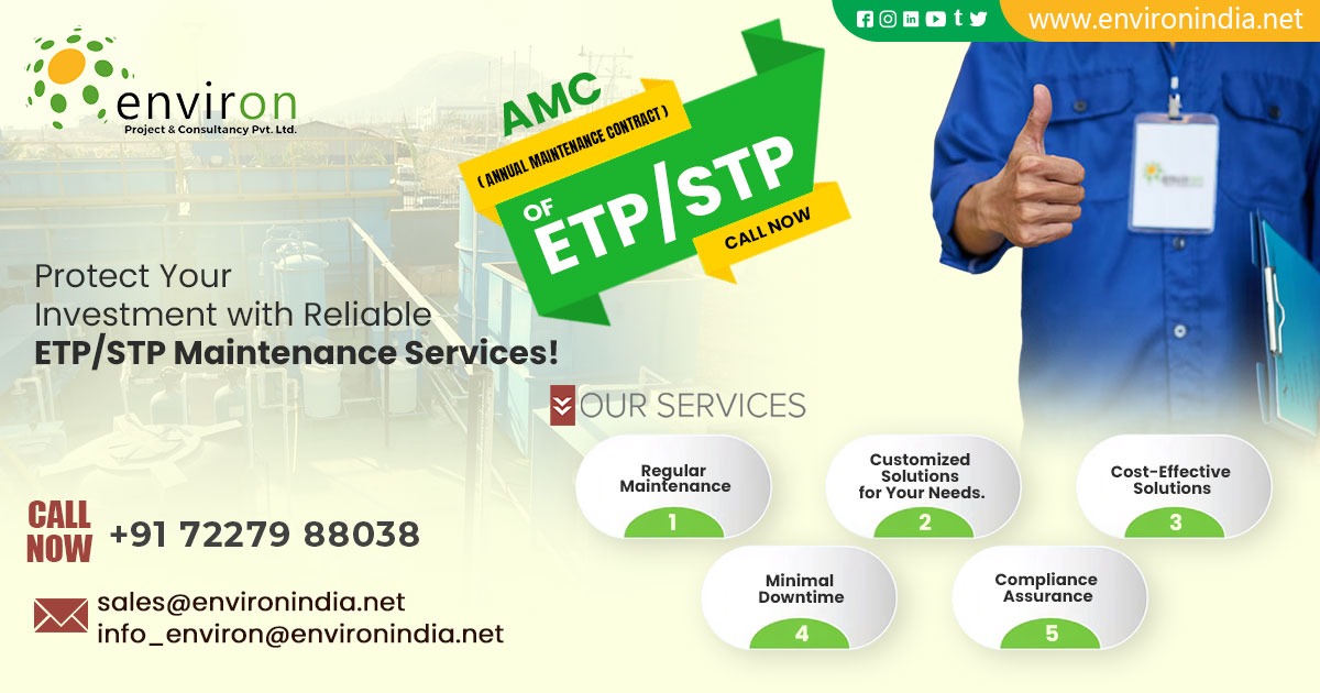 STP and ETP Plant Maintenance Service in Gandhinagar