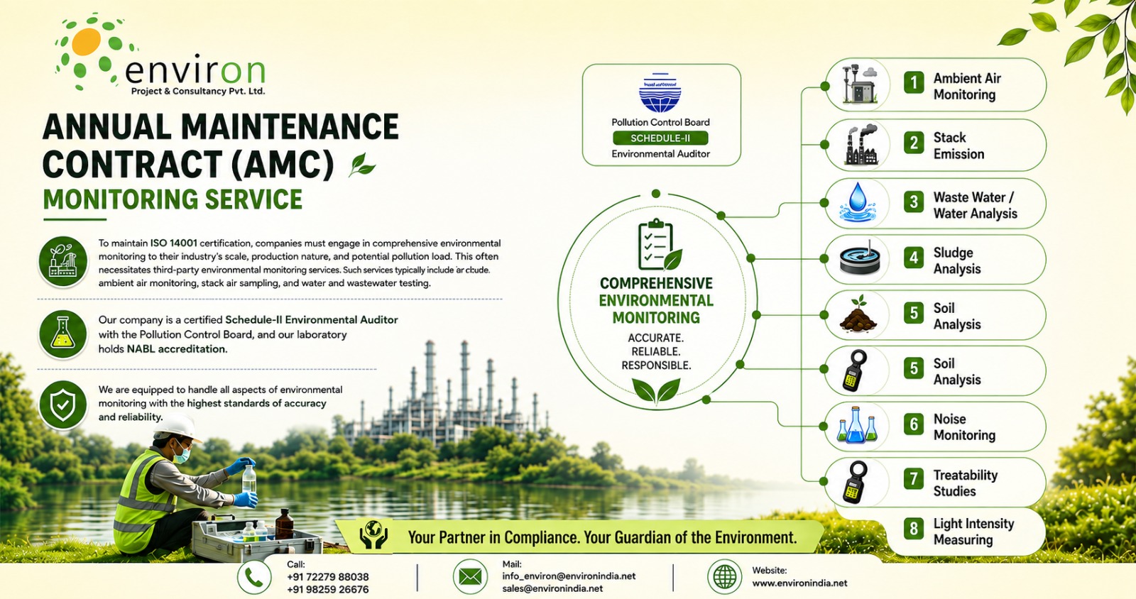 AMC Monitoring Services for Manufacturing Industries