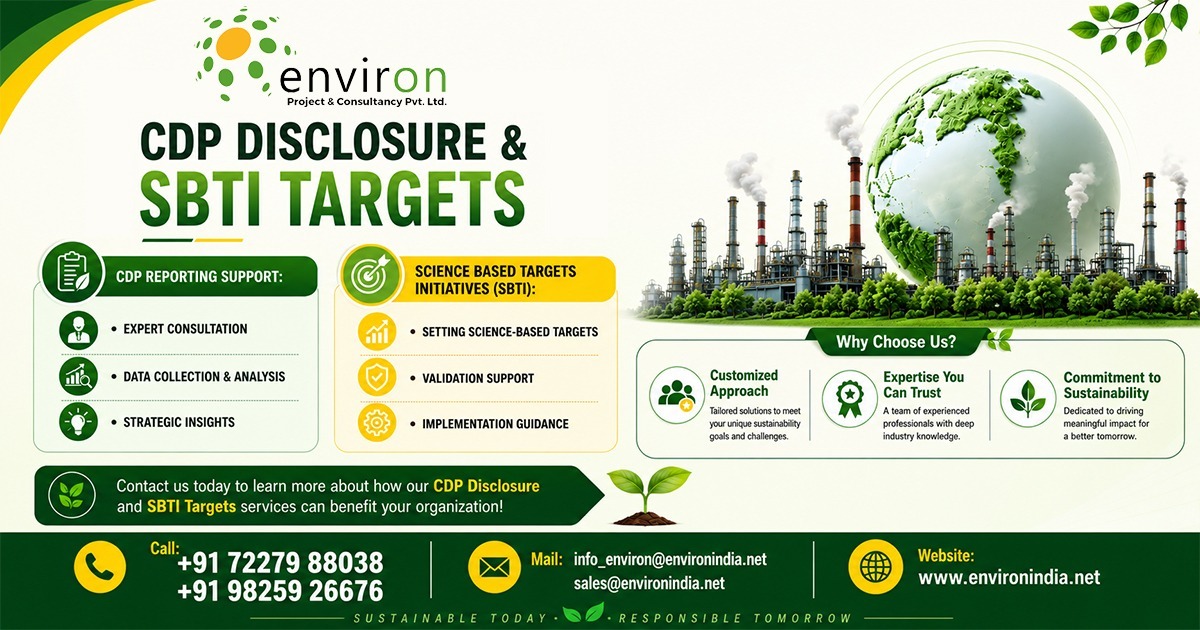 CDP Disclosure and SBTI Targets Services