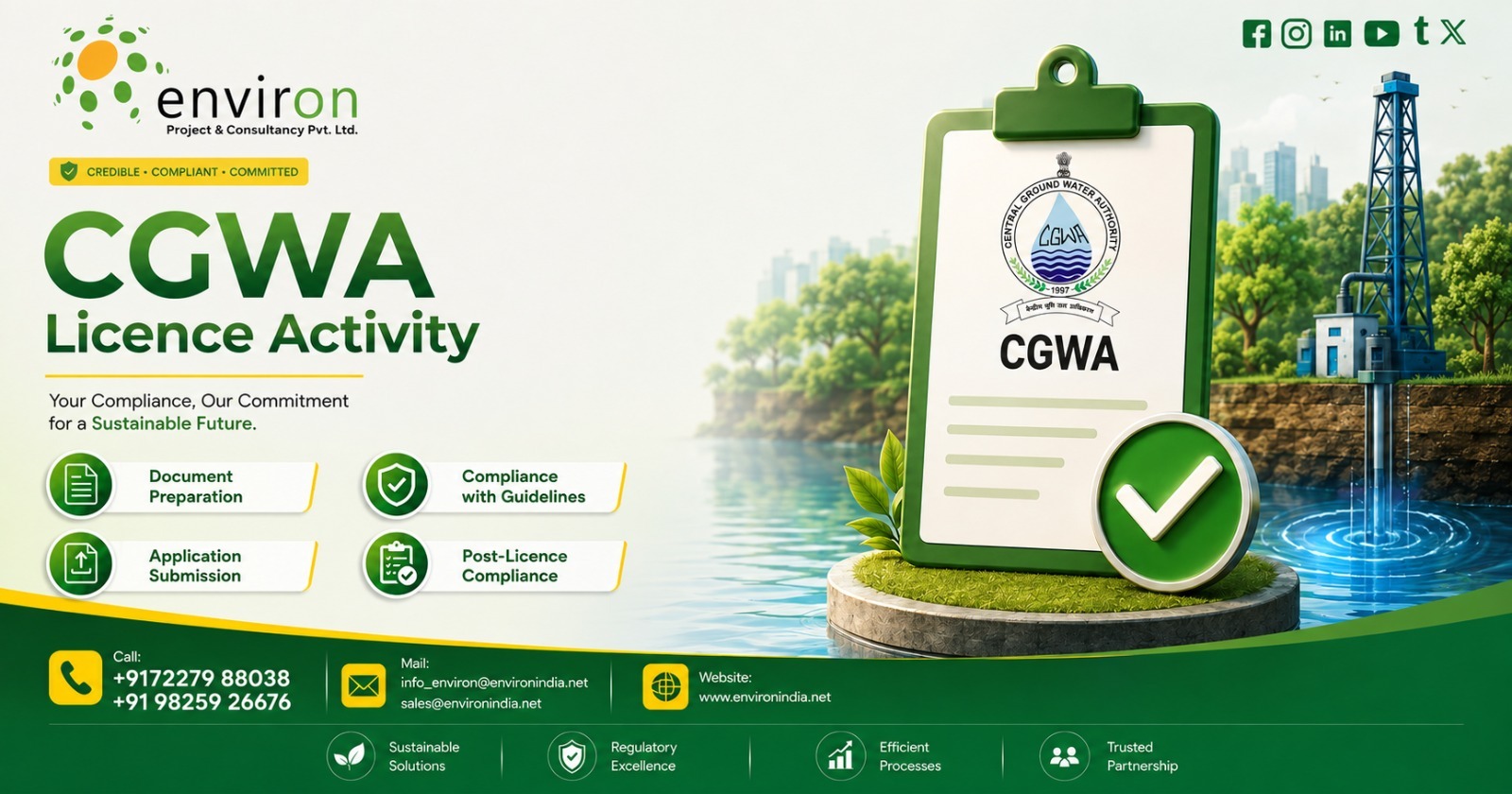 Consulting Service for Central Ground Water Authority in Gujarat